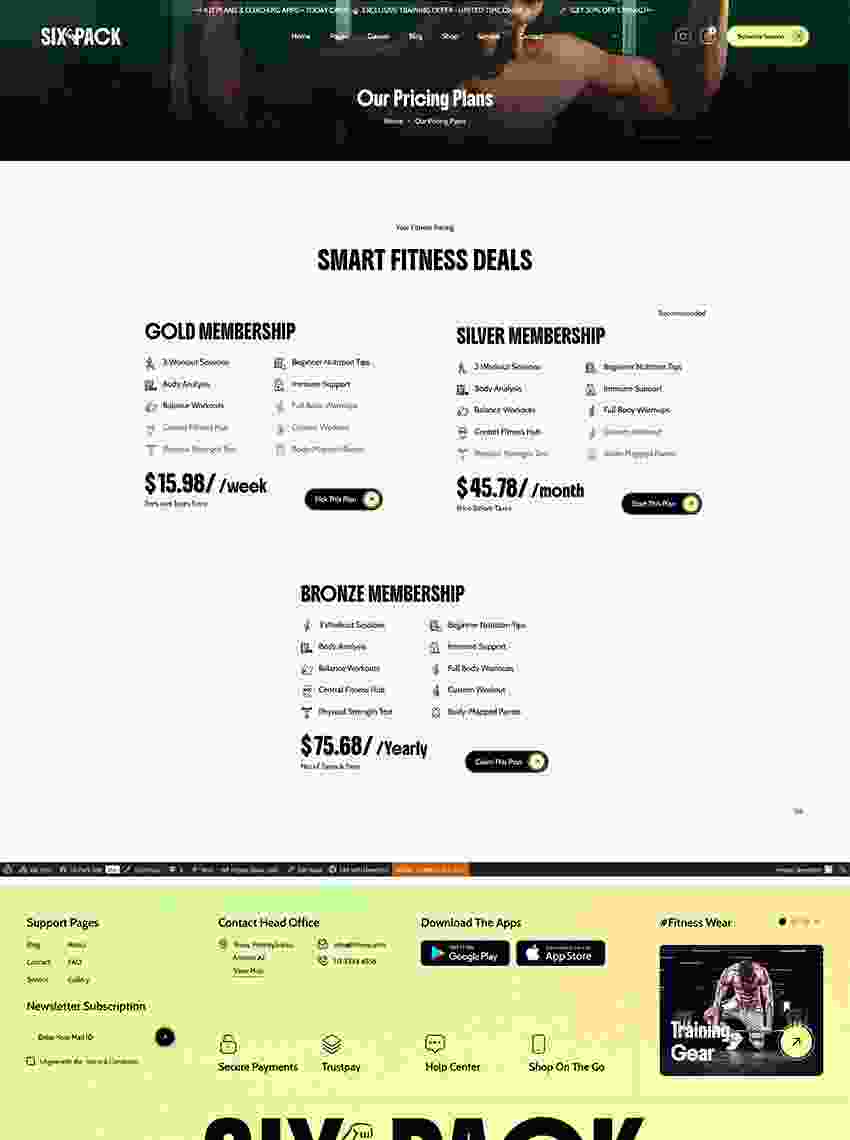 Pricing-Plan-page